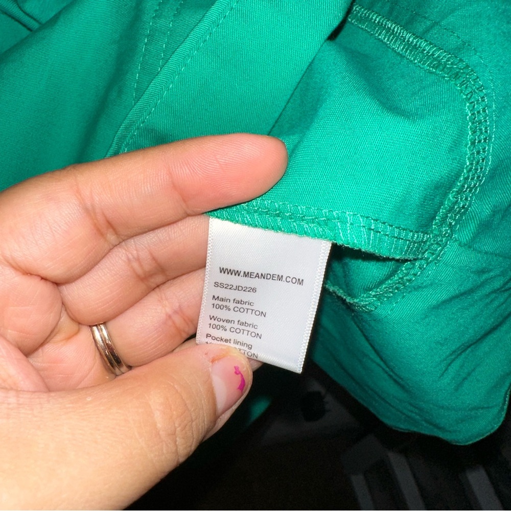 ME+EM Polo Collar Mixed Media Swing Dress sz 10 #I1 - Picture 6 of 6